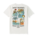 Abstract graphic design featuring adventurous elements perfect for the travel and outdoor enthusiast.
