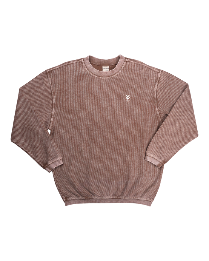 Espresso Corded Sweatshirt