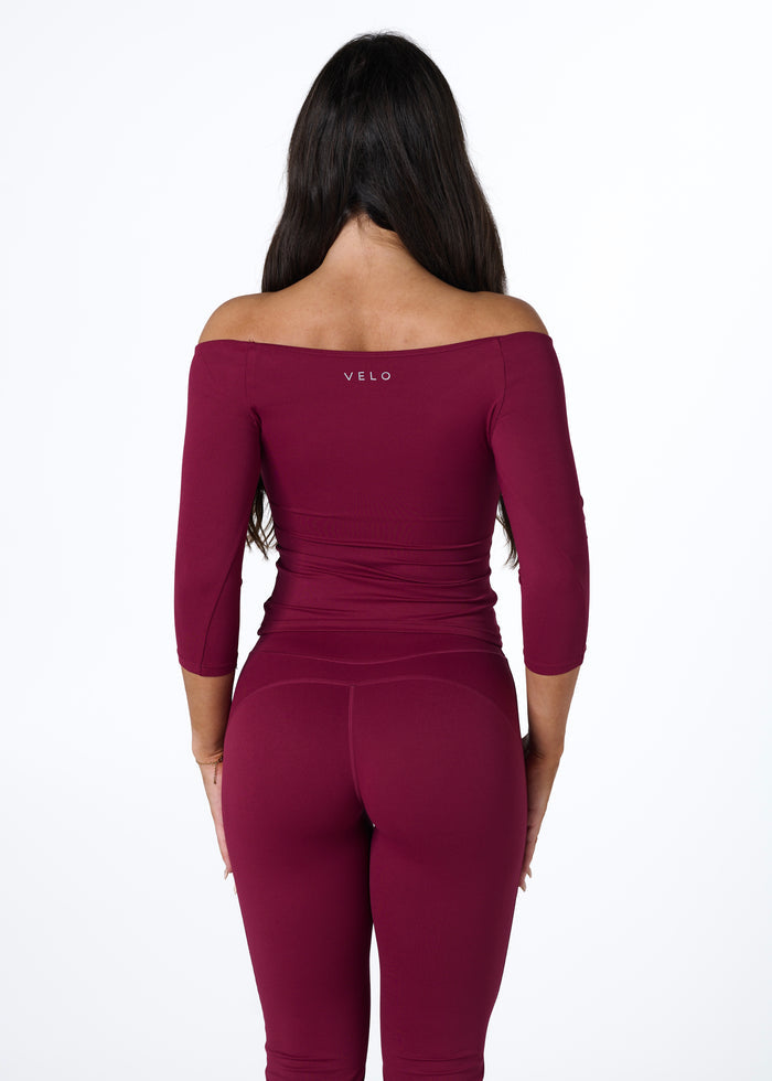 EVERYDAY 3/4 SLEEVE - CRANBERRY
