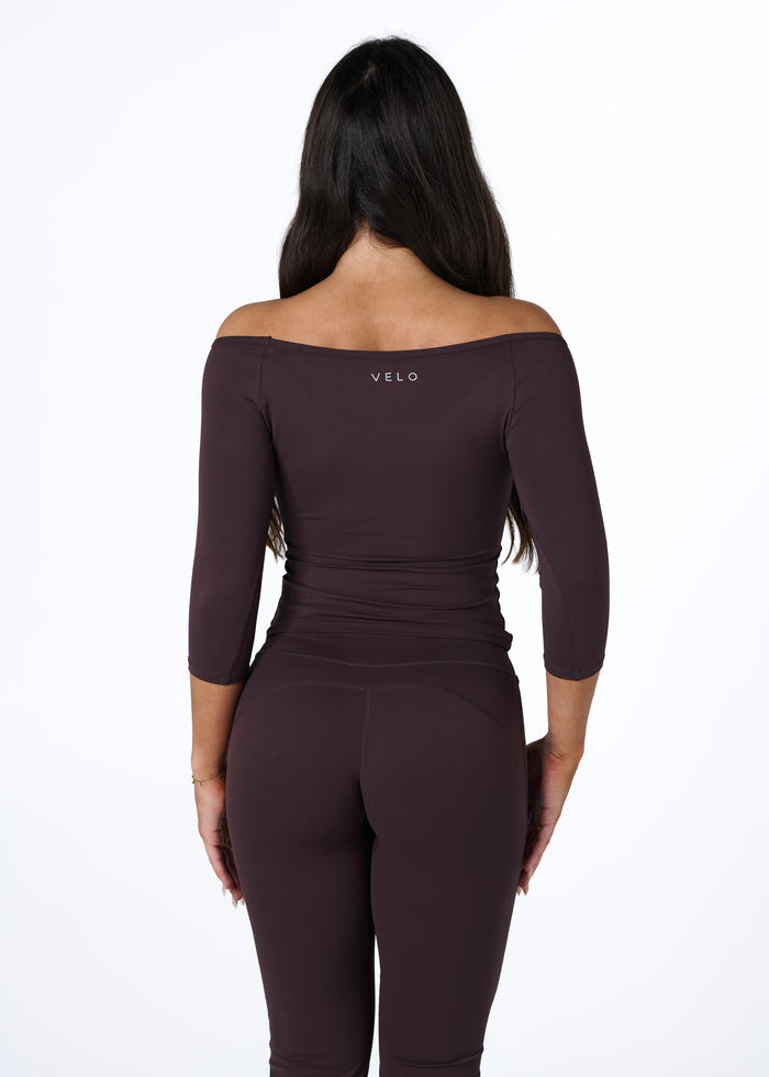 EVERYDAY 3/4 SLEEVE - ESPRESSO