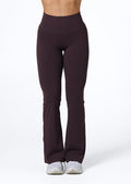 EVERYDAY FLARED LEGGINGS - ESPRESSO