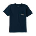 Roark navy adventure wear displayed in outdoor setting