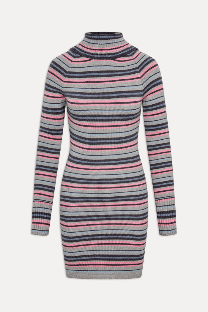 Faith Cloud Knit Dress - Rain Puddle