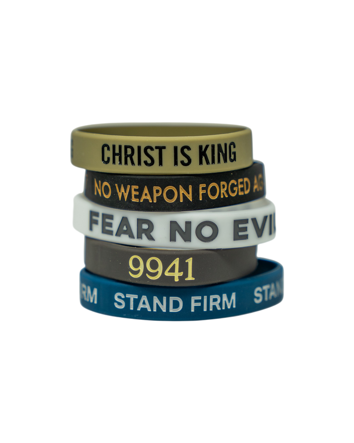 Faith Rubber Bracelets – view 3
