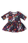 Fangtastic 3/4 Sleeve Twirl Bodysuit-Mila & Rose ®
