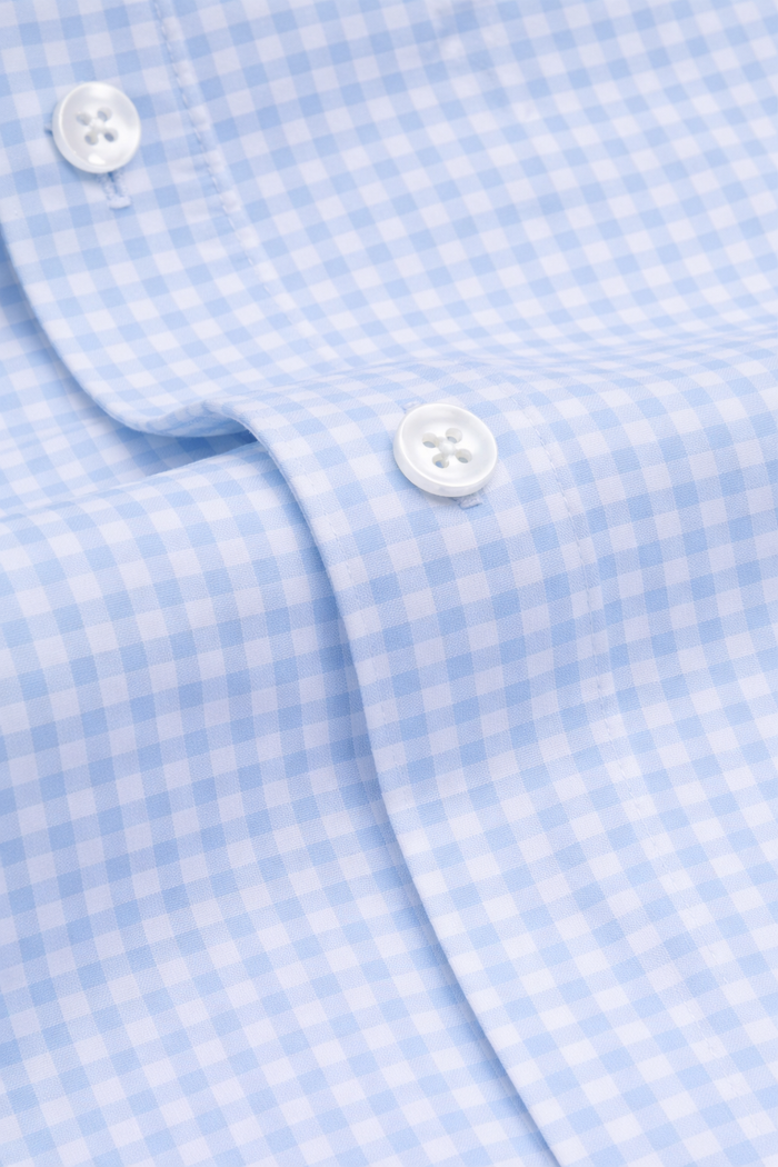 FINAL SALE: Range Shirt - Pale Blue and White Gingham (No Returns or Exchanges)