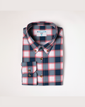 FINAL SALE: Range Shirt - White and Navy w/ Red Accents (No Returns or Exchanges)