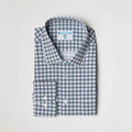 FINAL SALE: Range Shirt - White w/ Green and Purple Check (No Returns and Exchanges)