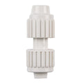 White Plastic Flair-It 1/2" PEX Plug Fitting 06863 - Front View | United RV Parts