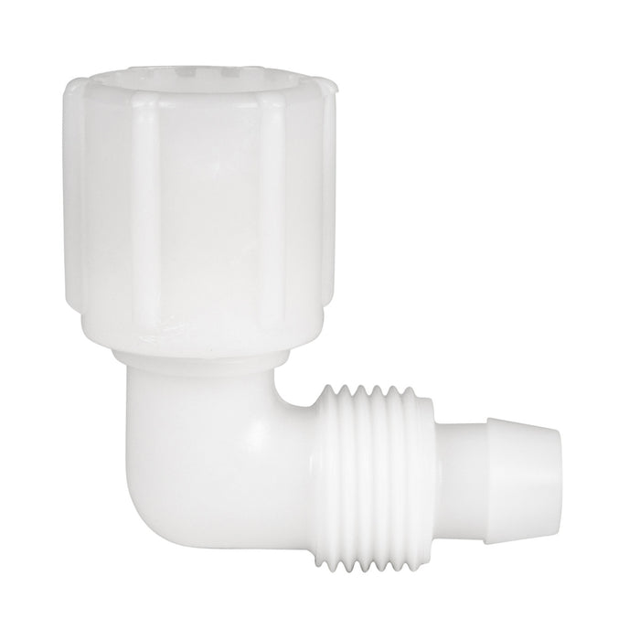 Flair-It 06816 1/2" PEX Swivel Elbow - Side View Cap Removed Showing Both Ends | United RV Parts