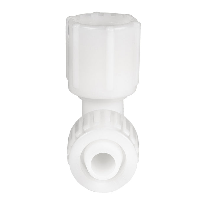 Flair-It 06816 1/2" Swivel Elbow - Front View Showing Open Port and Swivel Nut | United RV Parts