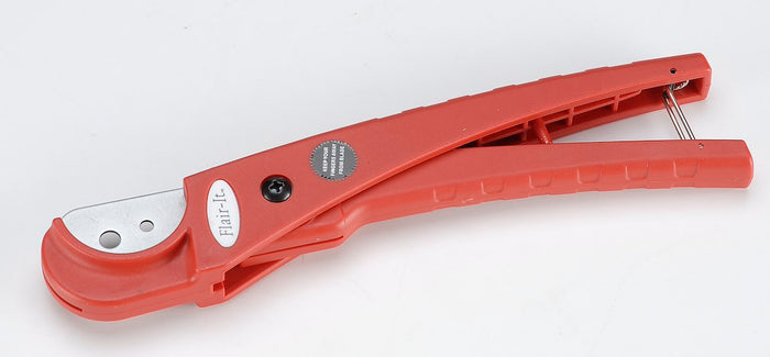 Red Flair-It 01150 PEX Tubing Cutter Closed - Side Profile with Flair-It Blade Detail | United RV Parts