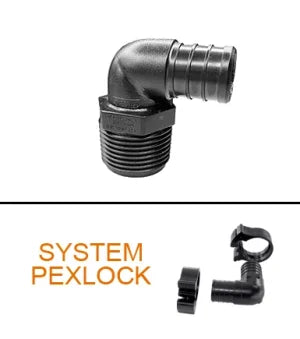 Flair-It PEXLOCK System 1/2" PEX Elbow Fitting - Brand Overview with Product Detail | United RV Parts