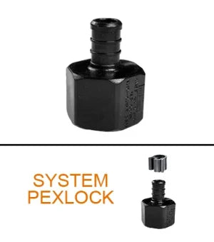Flair-It PEXLOCK System 1/2" FPT Barb Female Adapter 30841 - Product Overview | United RV Parts