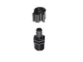 Black Plastic Flair-It PEXLOCK 1/2" MPT Adapter 30952 - Side Profile Components | United RV Parts