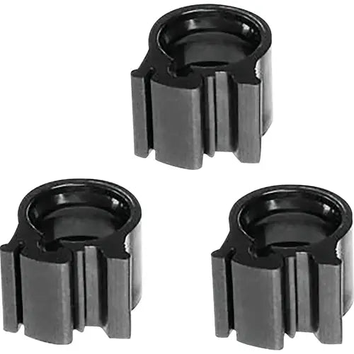 Black Plastic Flair-It PEXLOCK 1/2" PEX Crimp Rings 3-Pack - Top Angle View | United RV Parts