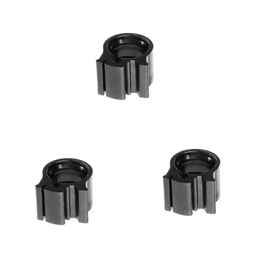 Black Plastic Flair-It PEXLOCK 1/2" PEX Crimp Rings 3-Pack - Front View Set | United RV Parts