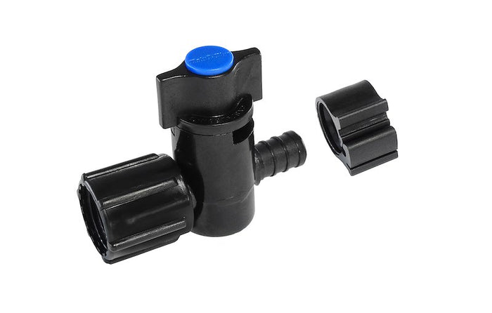 Flair-It 30890 PEXLOCK Blue Manifold Valve with Nut - Exploded View | United RV Parts