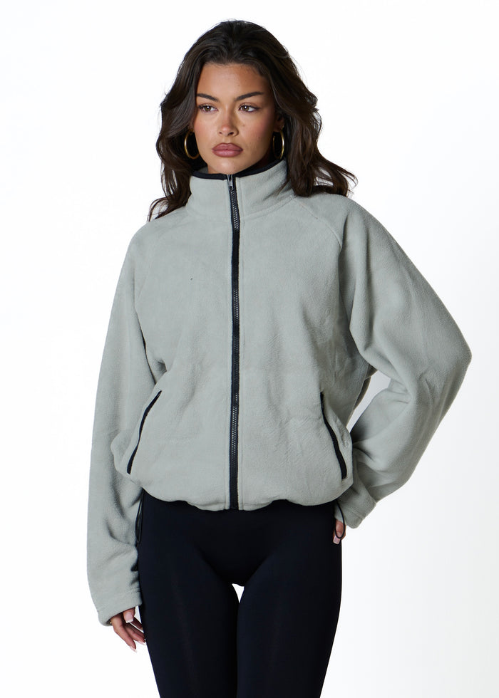 FLEECE ZIP - LIGHT GREY