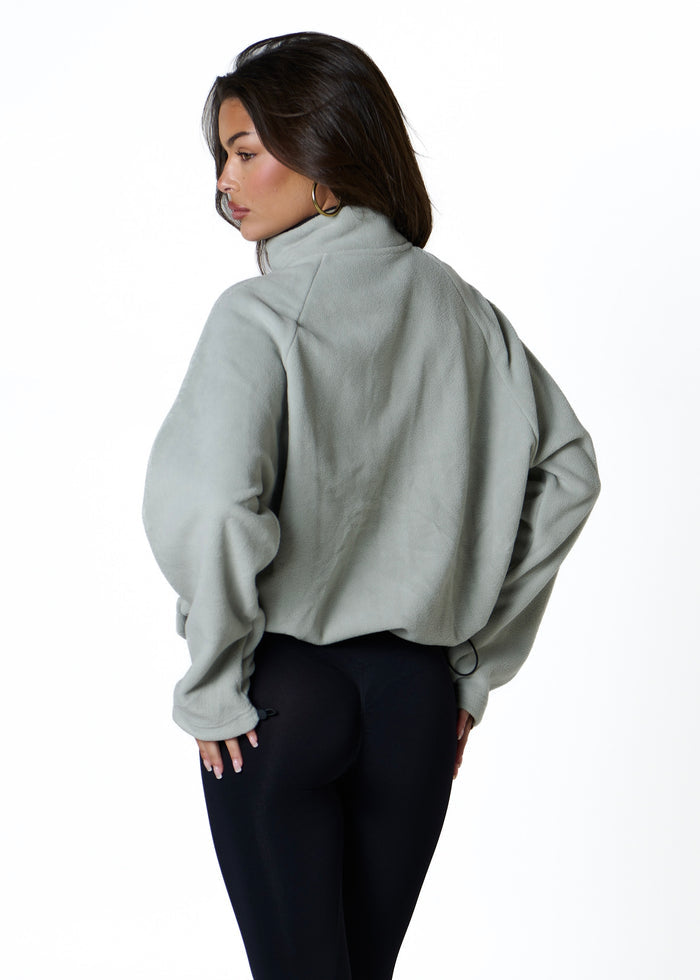 FLEECE ZIP - LIGHT GREY