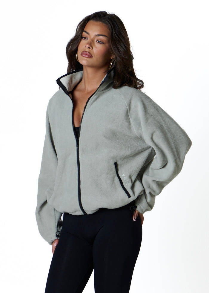 FLEECE ZIP - LIGHT GREY