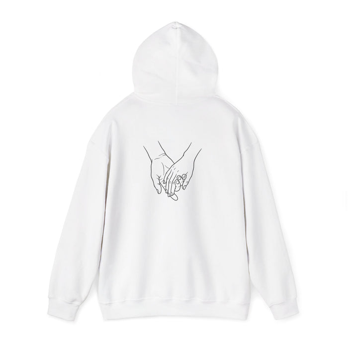 Forever You & Me Hoodie - Romantic Holding Hands Pullover