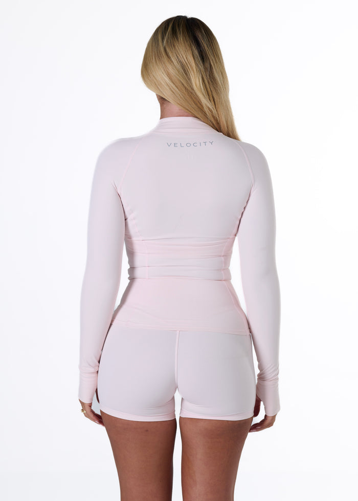 FORM FIGURE JACKET - STRAWBERRY MILK