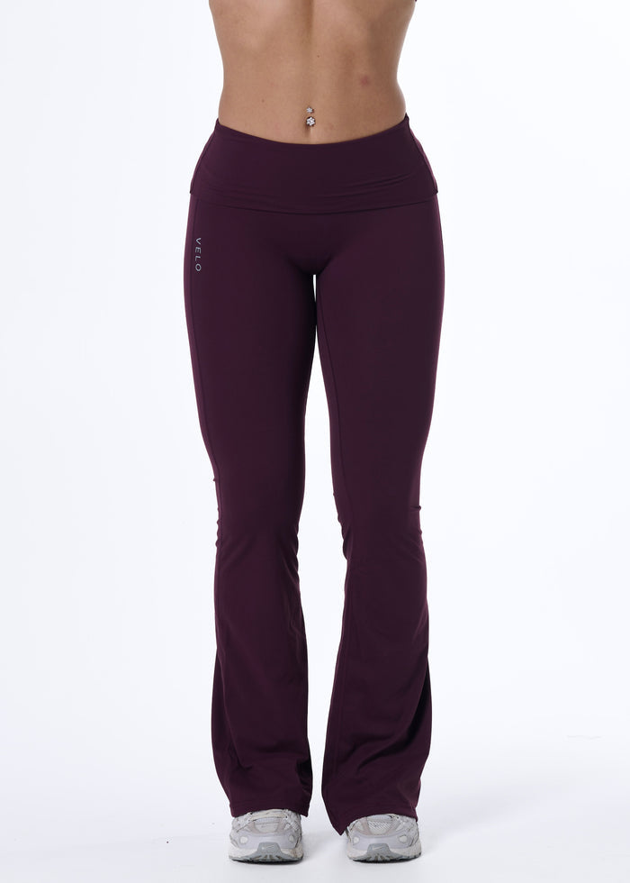 FORM FOLD OVER FLARES - PLUM