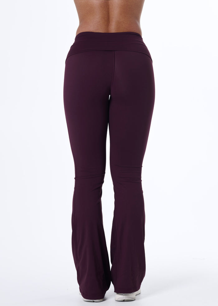 FORM FOLD OVER FLARES - PLUM