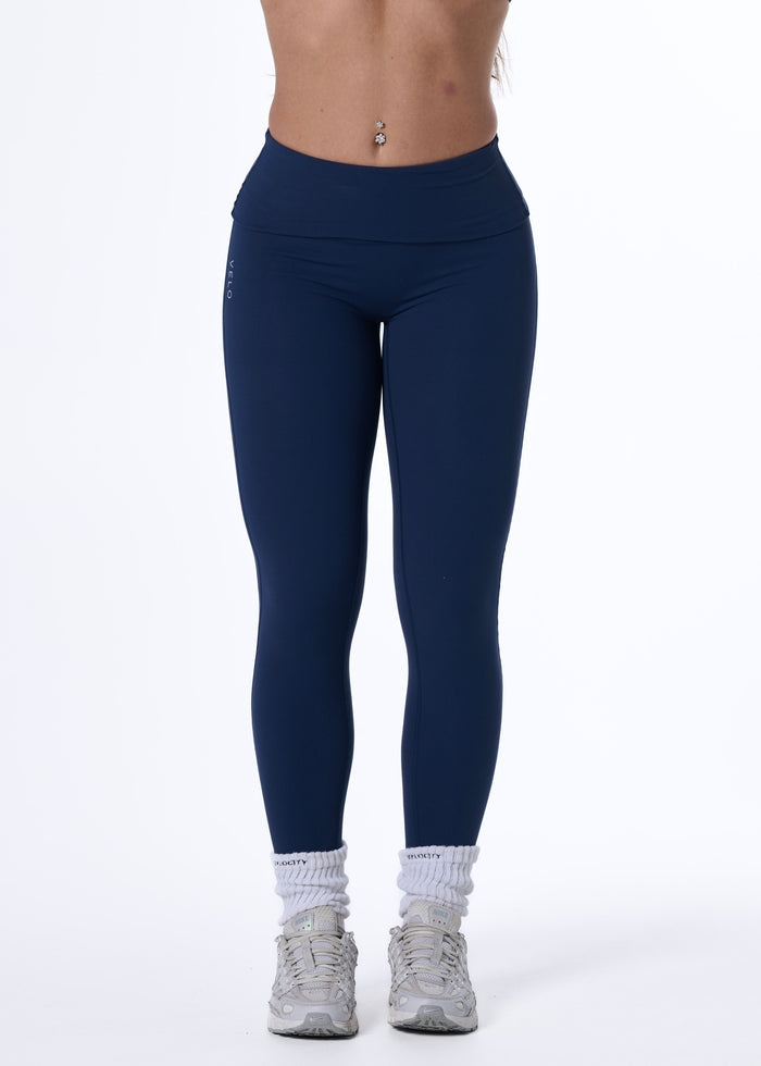 FORM FOLD OVER LEGGINGS - MIDNIGHT