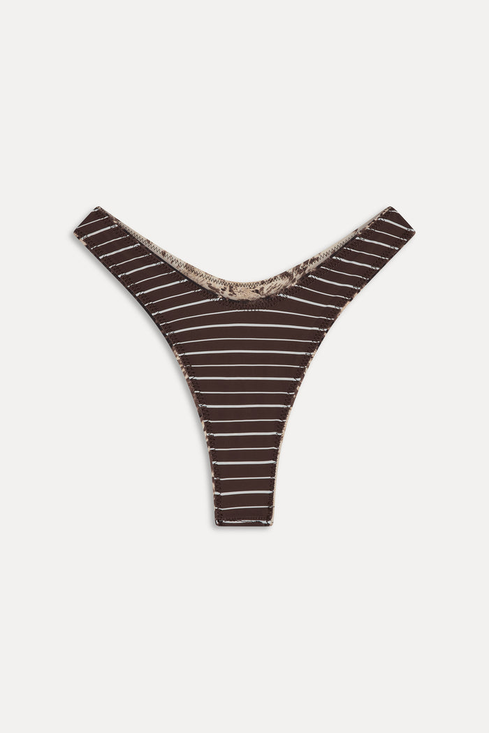 Full Moon Reversible Bikini Bottom - Saddle Up