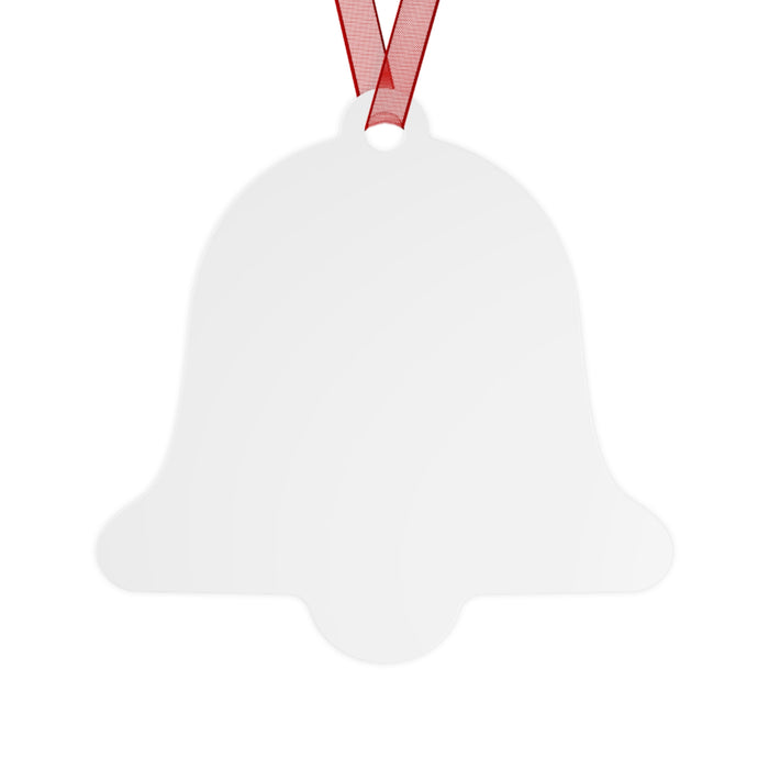 Funny Face Metal Ornament — "Christmas '26" Personalized Holiday Decoration