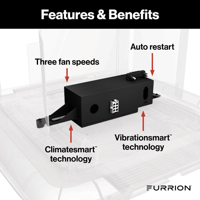 Furrion AC Control Kit Features Diagram - 3-Speed Fan Technology | United RV Parts