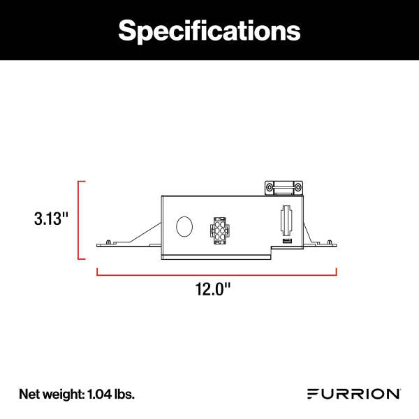 Furrion AC Control Kit Specifications Diagram - Technical Drawing | United RV Parts