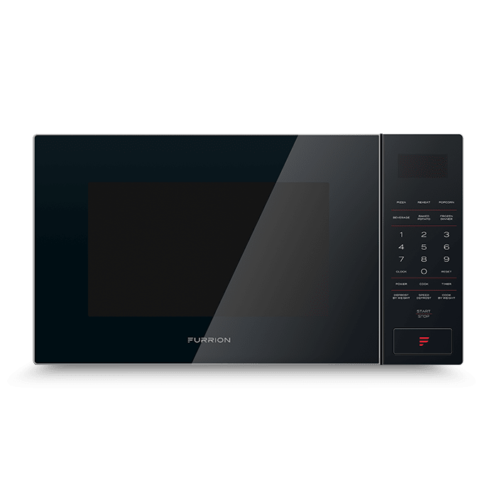 Black Furrion RV Microwave FMSN09-BL - Front View | United RV Parts