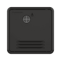 Black Furrion RV Water Heater Door - Front View | United RV Parts