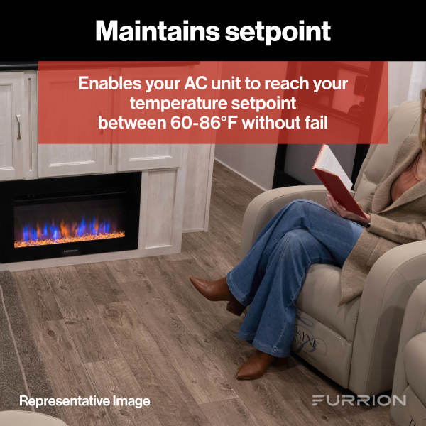 Comfortable RV Interior Temperature Control - Living Room Setting | United RV Parts