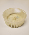 White Plastic GE Appliances Blower Wheel WJ73X25396 - Angled Top View | United RV Parts