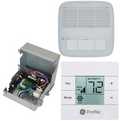 White GE Profile RV Ducted AC Accessory Kit Components - Product Layout | United RV Parts
