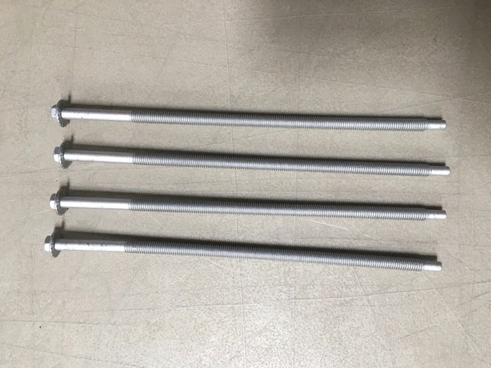 GE Appliances RV AC Installation Bolt Pack WJ01X29353 Four Threaded Bolts - Flat Lay | United RV Parts