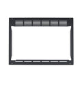 Black Metal GE Microwave Trim Kit JX1095STBB - Front View | United RV Parts