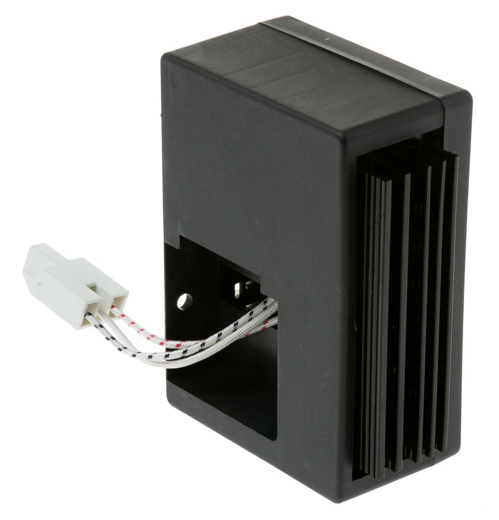 Black GE Refrigerator Control Board WR87X32735 - Side View with Heat Sink | United RV Parts