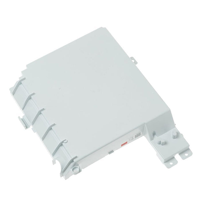 White Plastic GE Refrigerator Main Control Board WR55X28533 - Closed Housing Rear View | United RV Parts