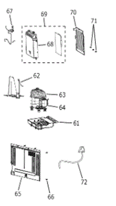 GE WR55X28533 Refrigerator Main Control Board Parts Diagram - Exploded Assembly View | United RV Parts