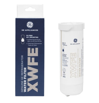 GE Appliances | Refrigerator Water Filter  | XWFE | Fits GWE19JSLSS, GWE19JYLFS, GZS22DSJSS