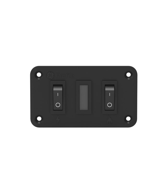 Black GE Profile PMBSRS Water Heater On/Off Wall Switch Panel - Front View | United RV Parts