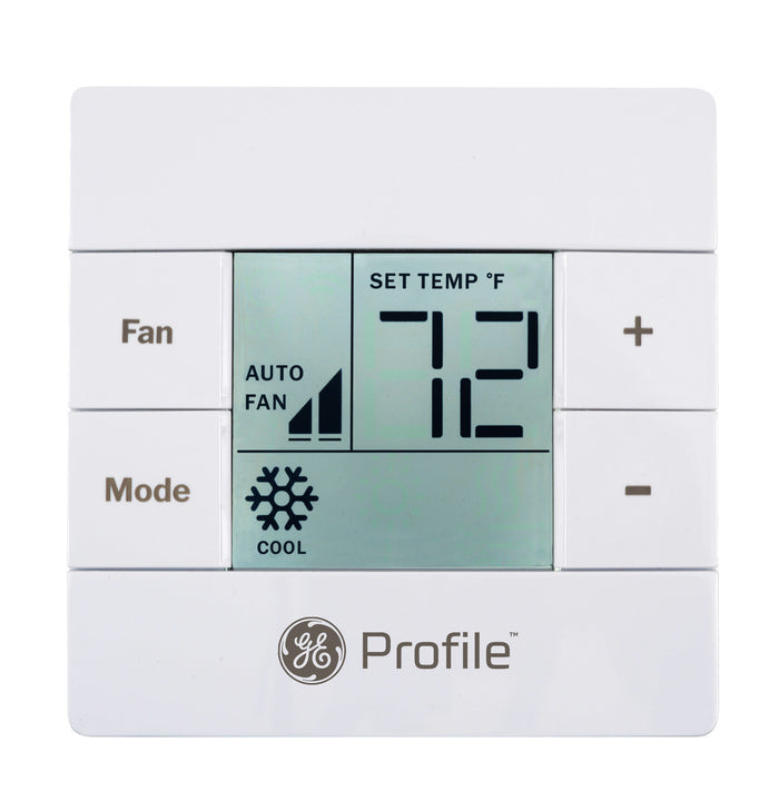 White GE Profile RV Thermostat RGRWT2W - Cool Mode Display | United RV Parts
