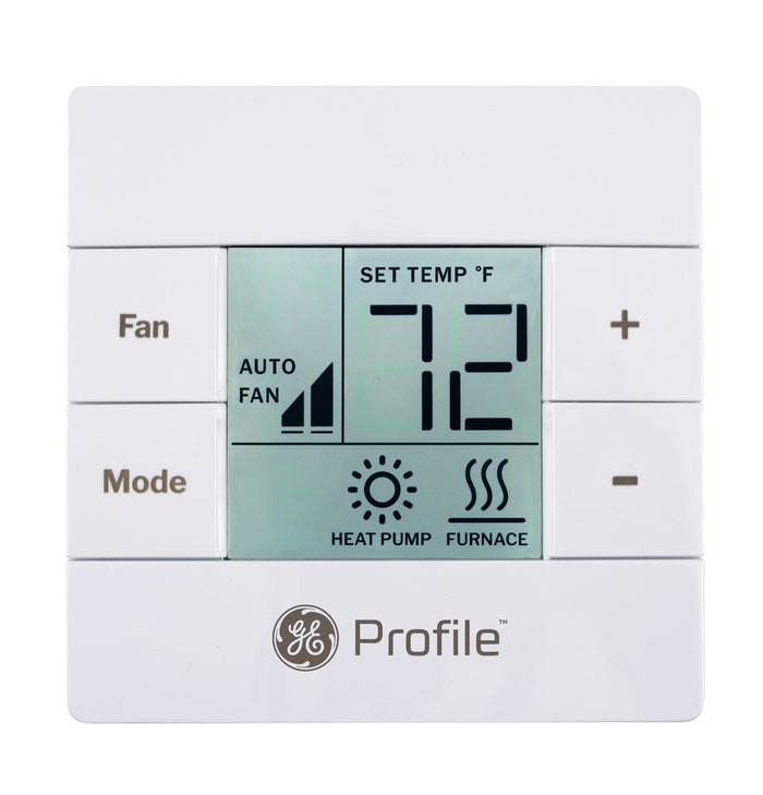 White GE Profile RV Thermostat RGRWT2W - Heat Mode Display | United RV Parts