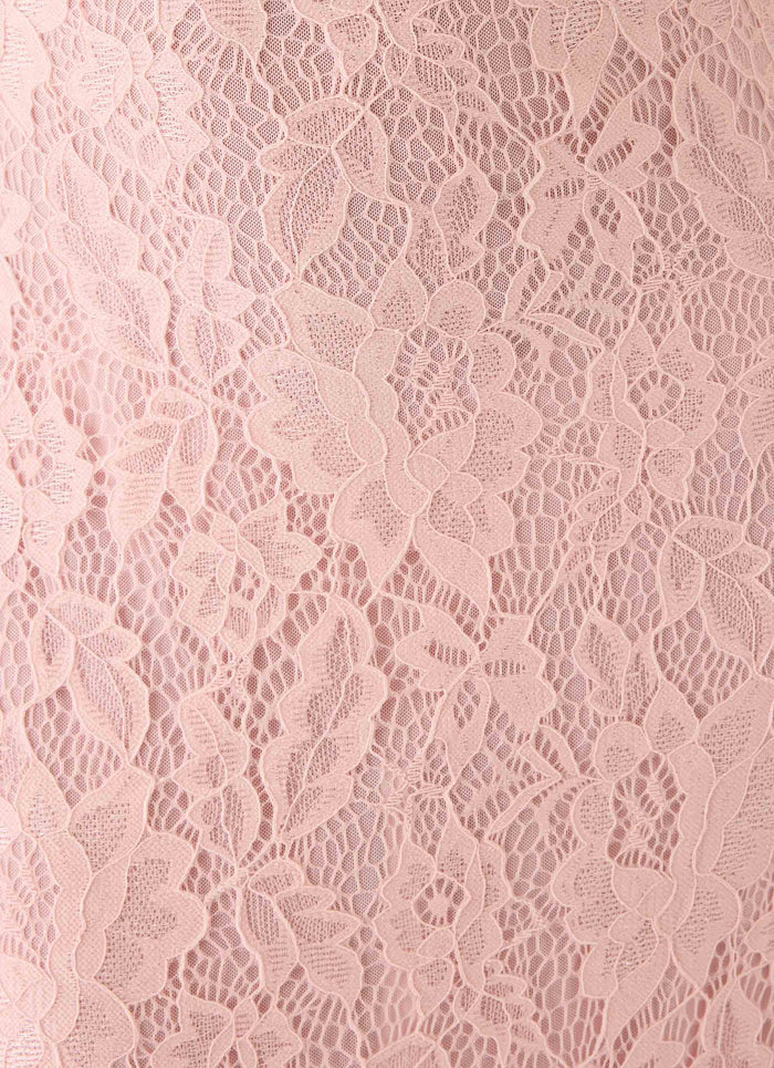 Giulia Lace Maxi Dress - Pink