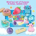 Glitter Fill Dumpling Squishy Toy Set